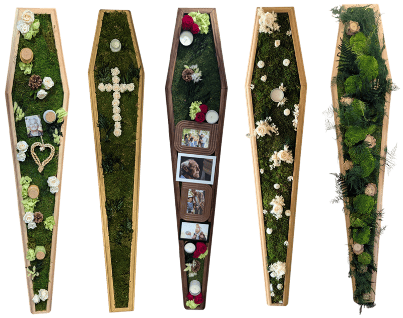 Fleurs stabilisées, séchées et souvenirs