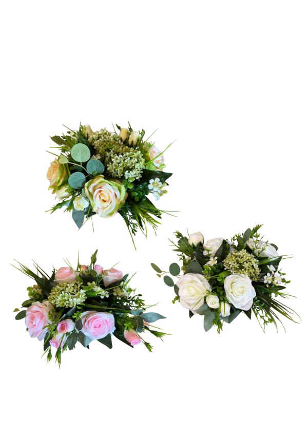 Fleurs artificielles " roses élégance " pour urnes FlorÂme<sup>®</sup>